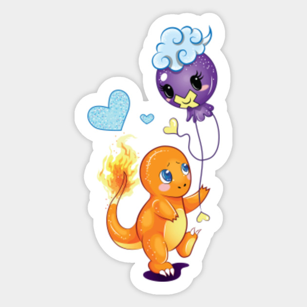 Charmander and Drifloon Friends